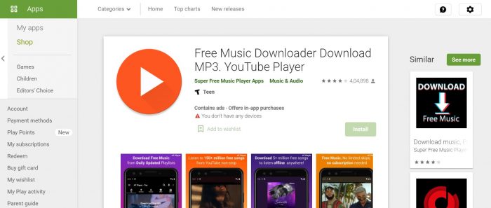 best free mp3 music download app for android