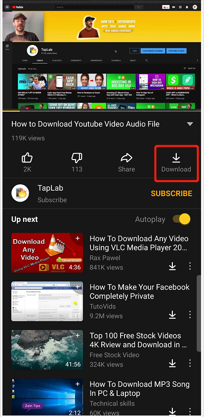 download track from youtube to mp3