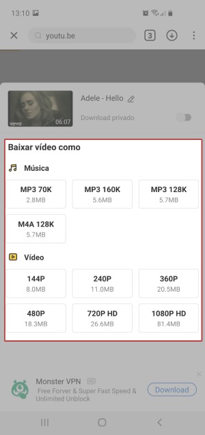 convert video link to mp4