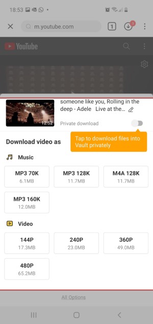 download any video from any website android